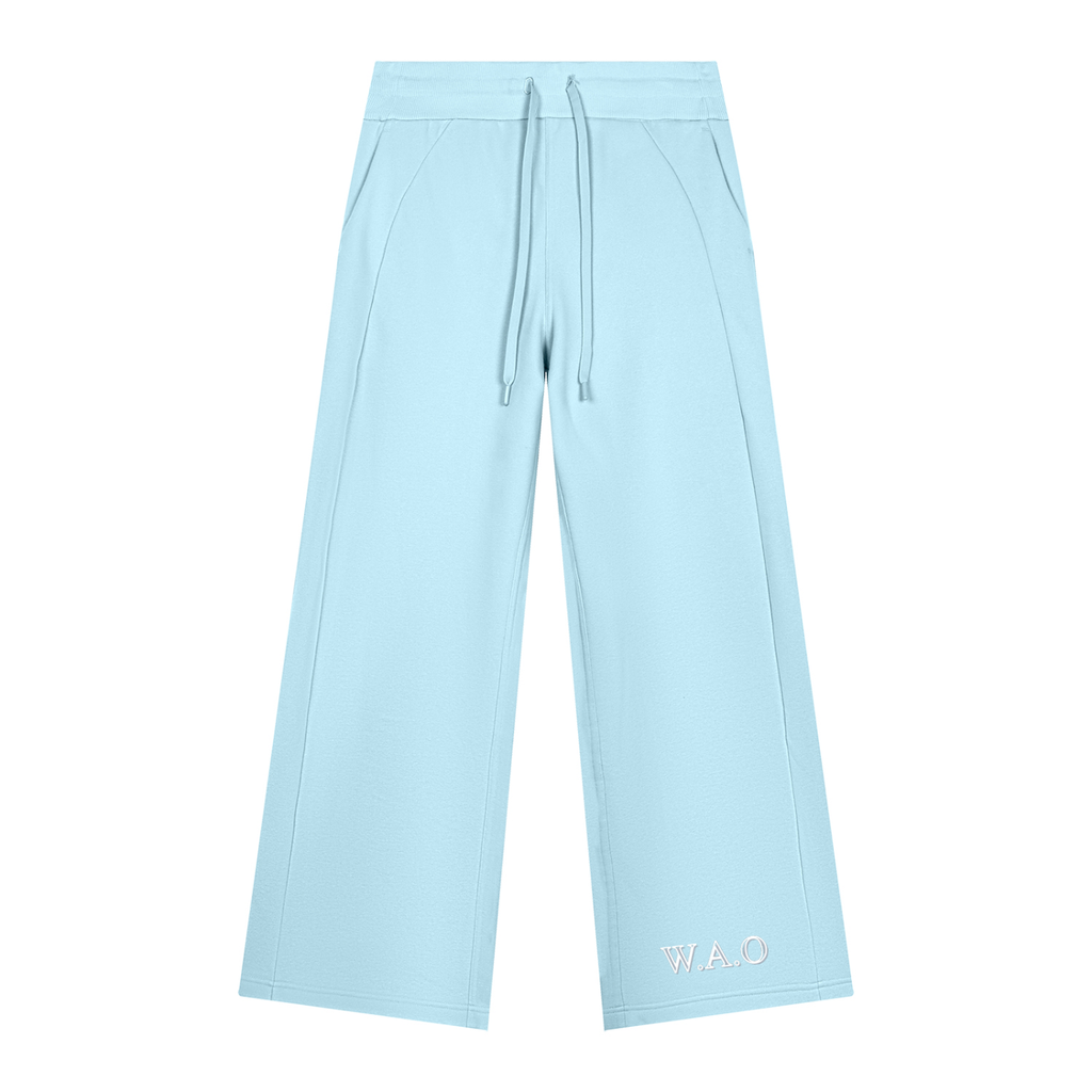 W.A.O - W.A.O's Logo Women's Wide Leg Fleece Sweatpants Set Bottoms