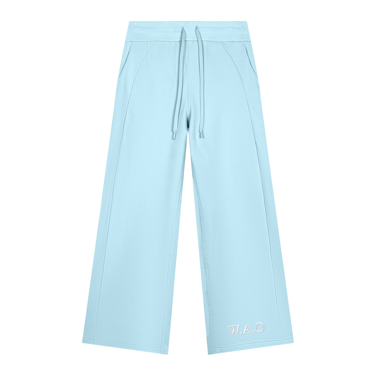 W.A.O - W.A.O's Logo Women's Wide Leg Fleece Sweatpants Set Bottoms