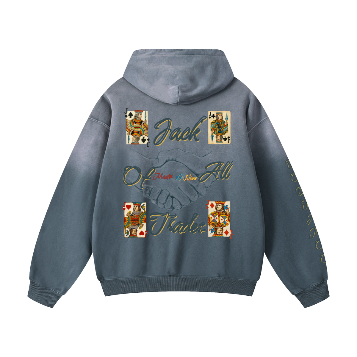 W.A.O - "Jack Of All Trades" Heavyweight Sunfade Oversized Hoodie