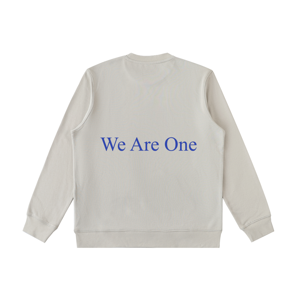 W.A.O - Blue Essential Heavyweight Crewneck  Sweatshirt Set