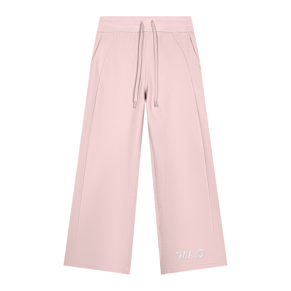 W.A.O - W.A.O's Logo Women's Wide Leg Fleece Sweatpants Set Bottoms