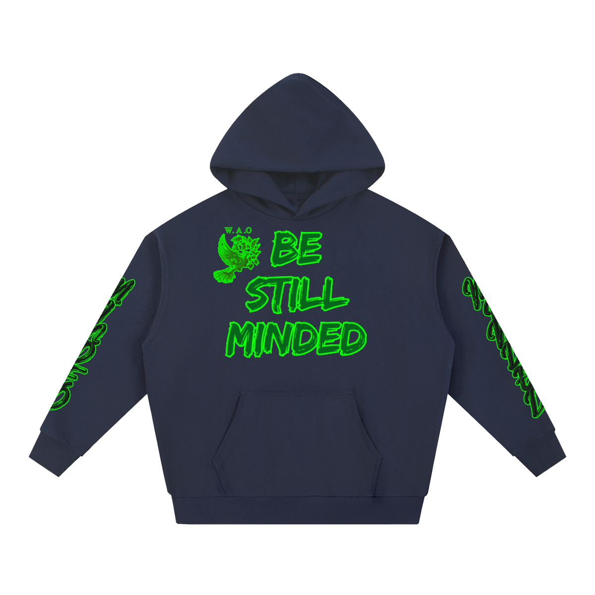 W.A.O - "Be Still Minded" Essential Heavyweight Hoodie
