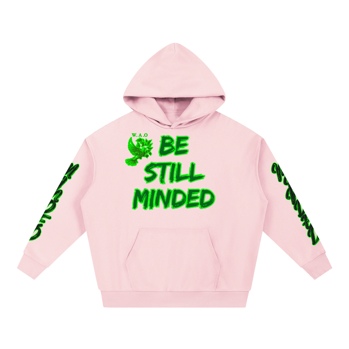 W.A.O - "Be Still Minded" Essential Heavyweight Hoodie