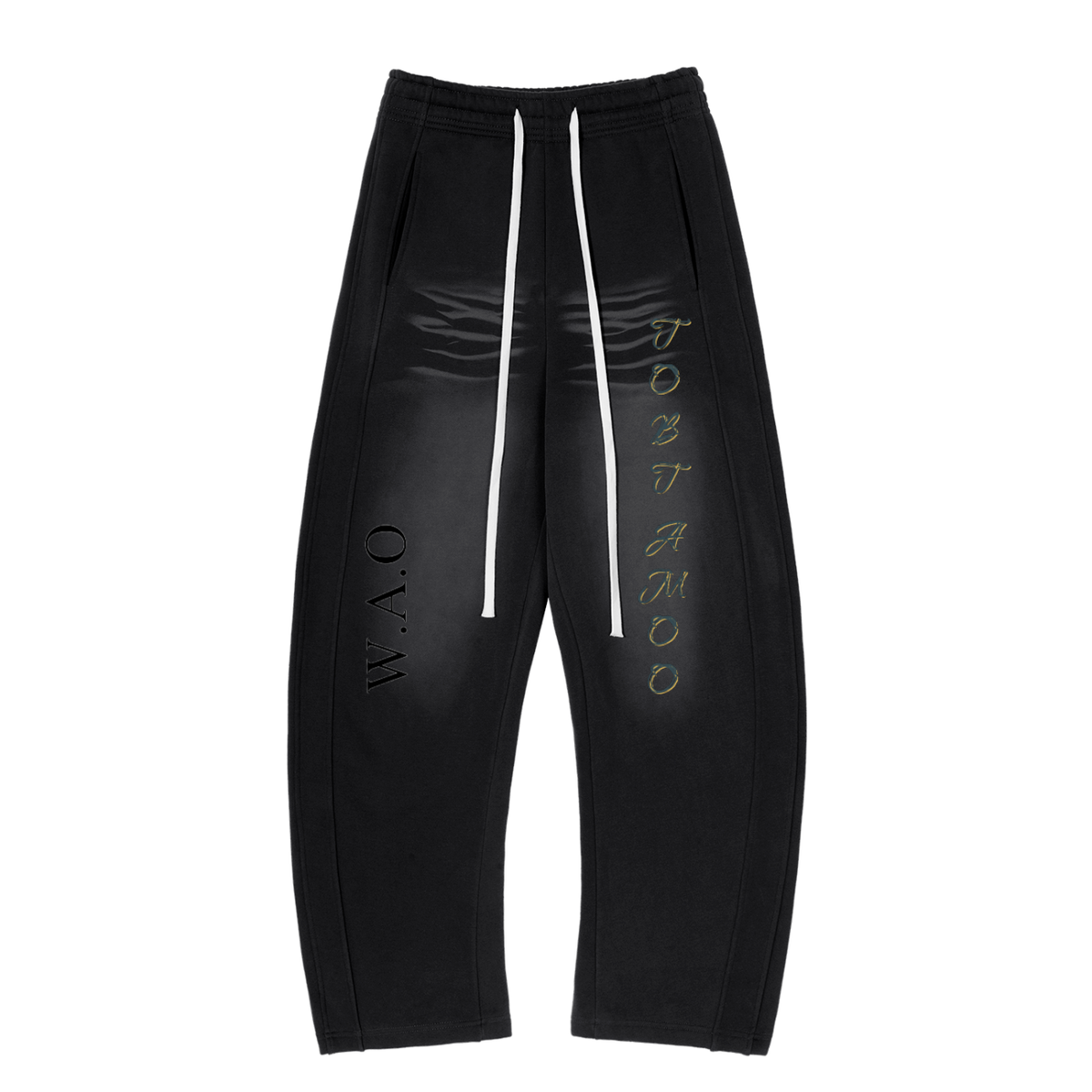 W.A.O - Master of None Heavyweight Sunfade Curved Blade Fleece Sweatpants