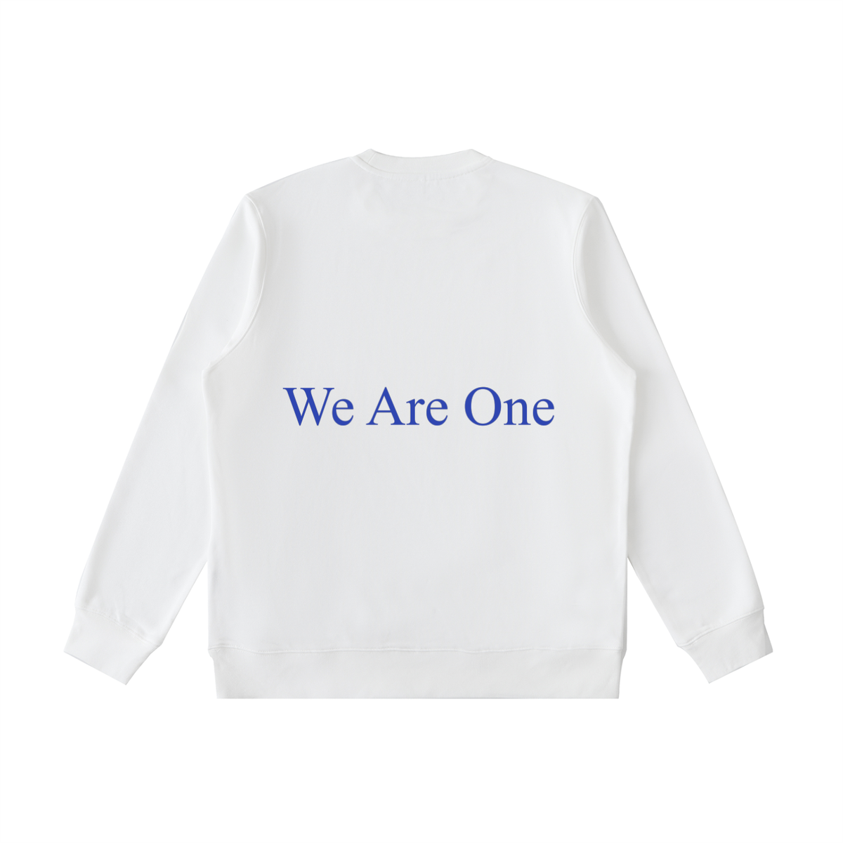 W.A.O - Blue Essential Heavyweight Crewneck  Sweatshirt Set
