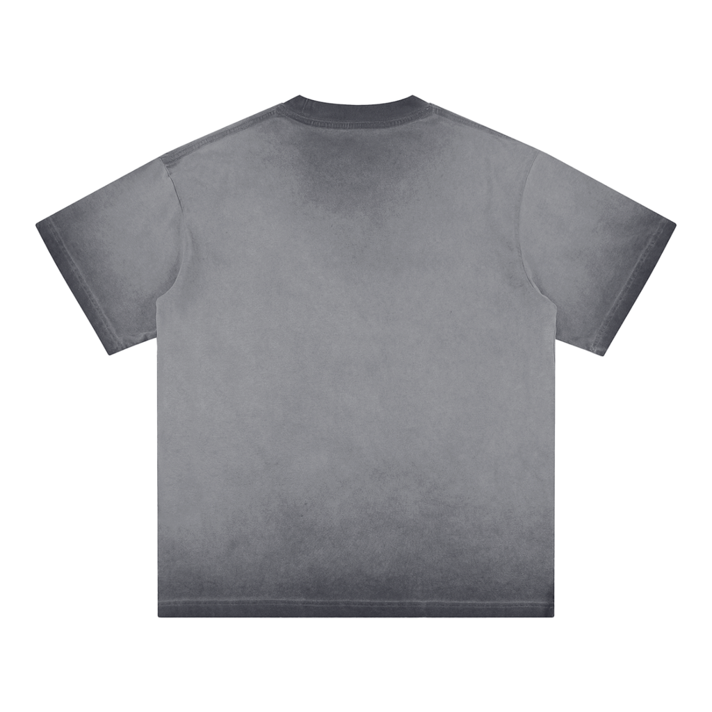 W.A.O - "True Stars" Reverse Dyed Loose Cotton T-Shirt