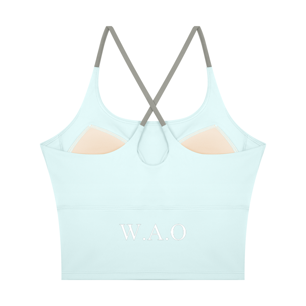 W.A.O - Women's Color Block Yoga Tank Top