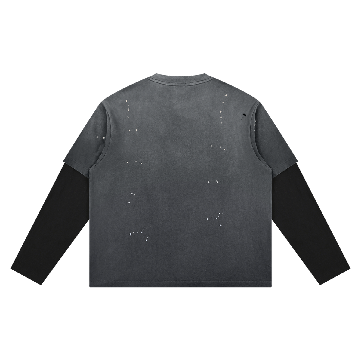 W.A.O - His Crown Unisex Vintage Wash Distressed Layer T-Shirt