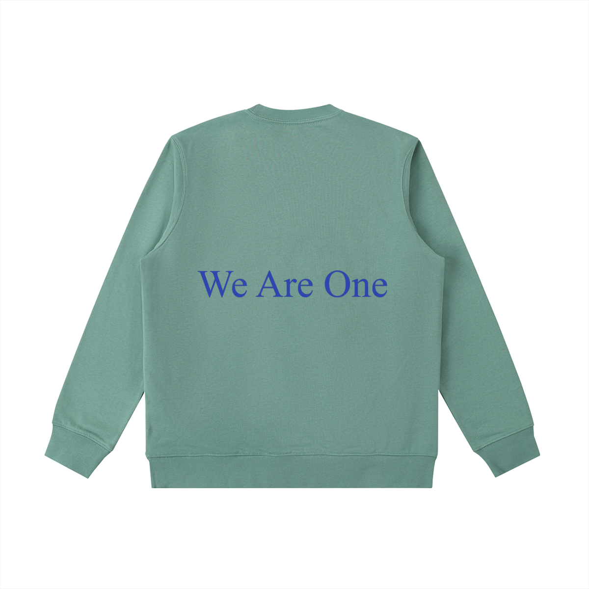 W.A.O - Blue Essential Heavyweight Crewneck  Sweatshirt Set