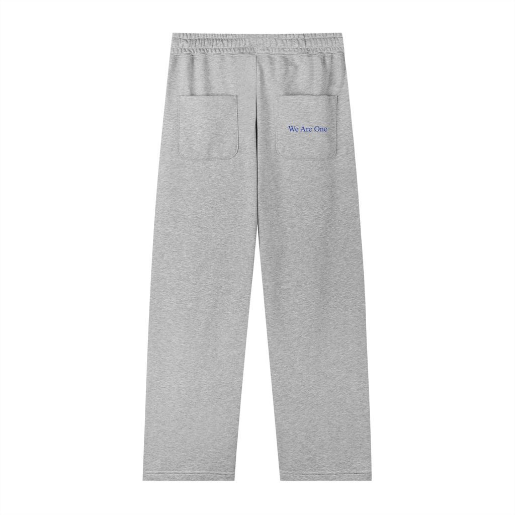 W.A.O - Blue Essential Heavyweight Crewneck  Sweatshirt Set