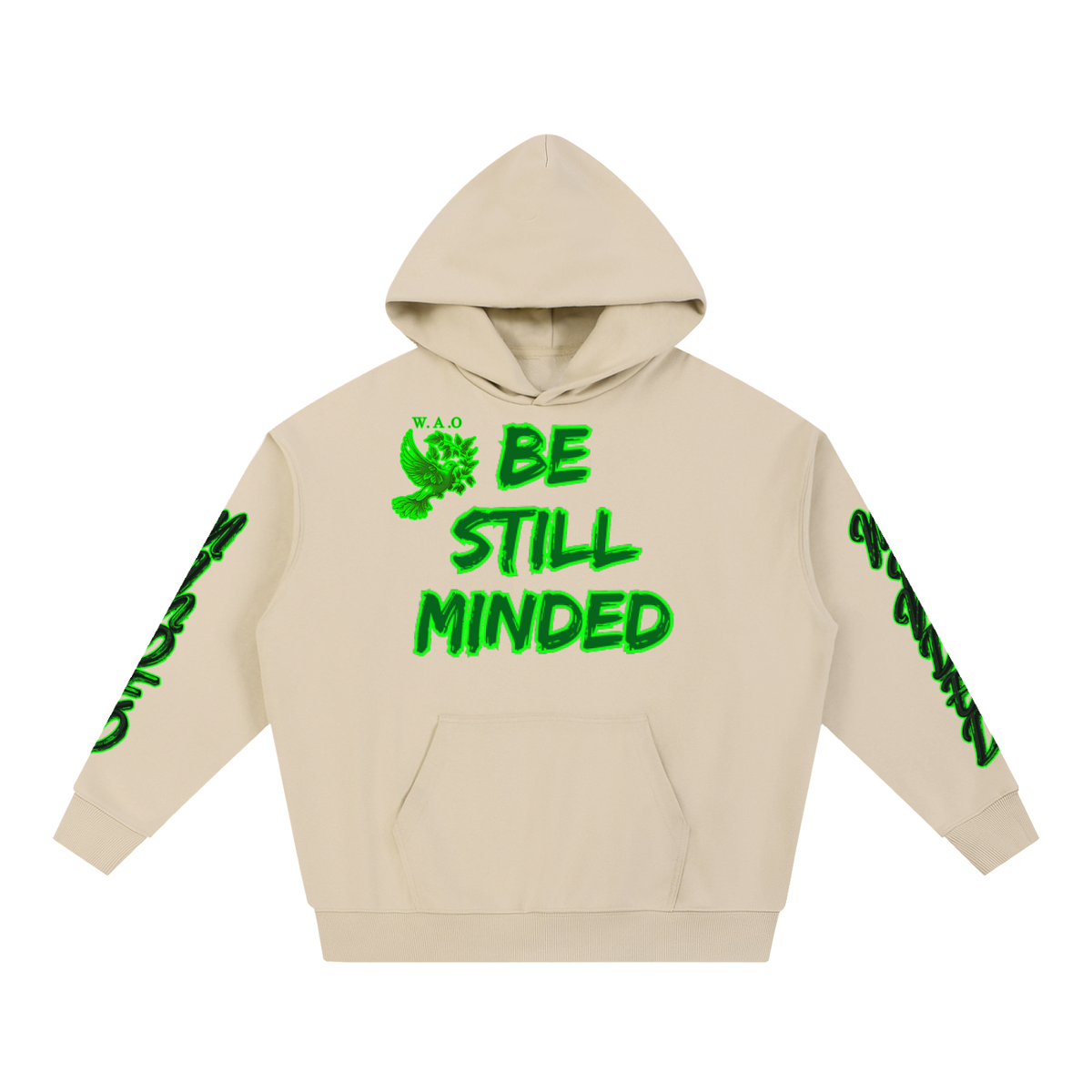 W.A.O - "Be Still Minded" Essential Heavyweight Hoodie