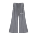 W.A.O - Women’s Vintage Wash Flared Sweatpants Set Bottoms