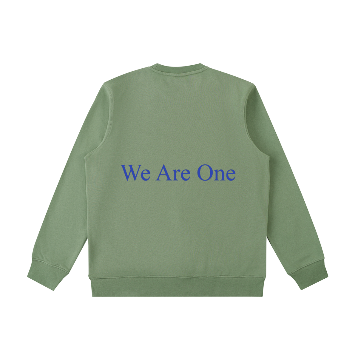 W.A.O - Blue Essential Heavyweight Crewneck  Sweatshirt Set