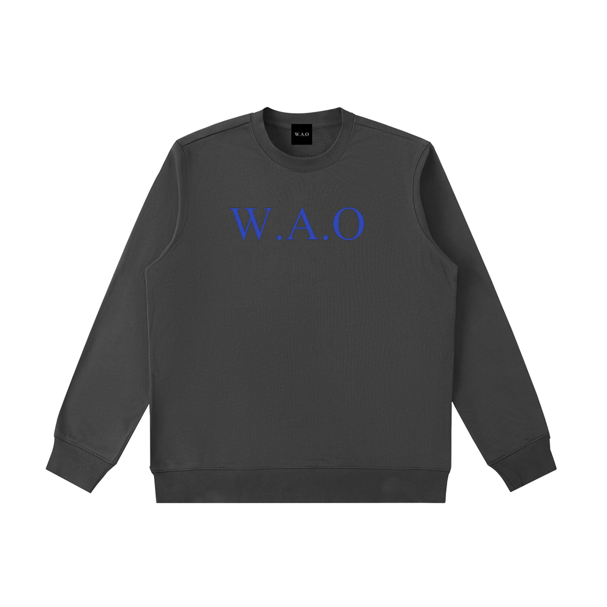 W.A.O - Blue Essential Heavyweight Crewneck  Sweatshirt Set
