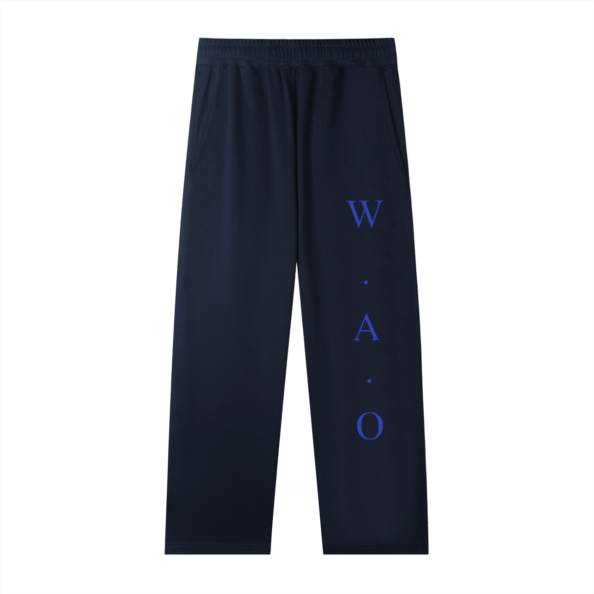 W.A.O - Blue Essential Heavyweight Crewneck  Sweatshirt Set